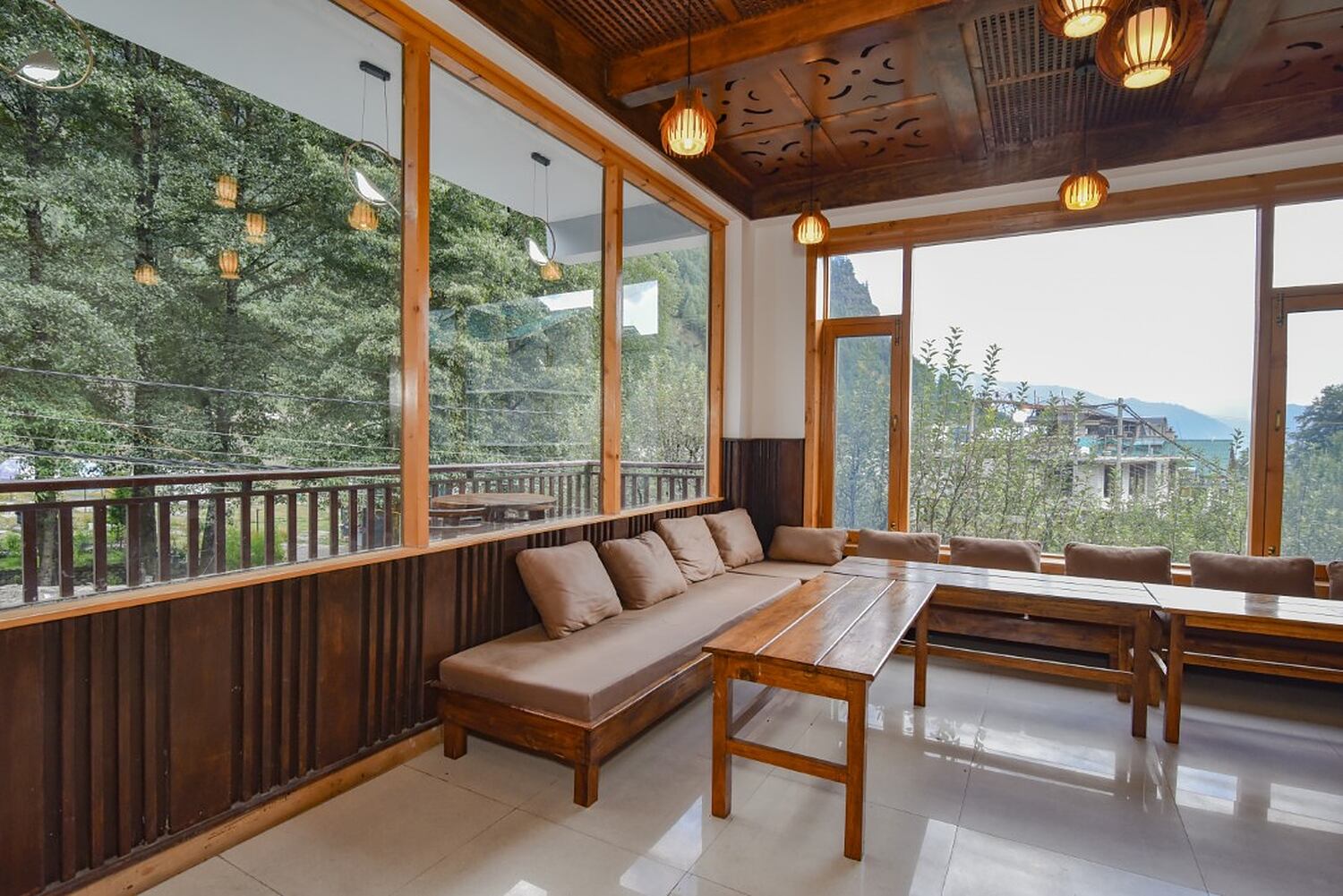 Timber and glass